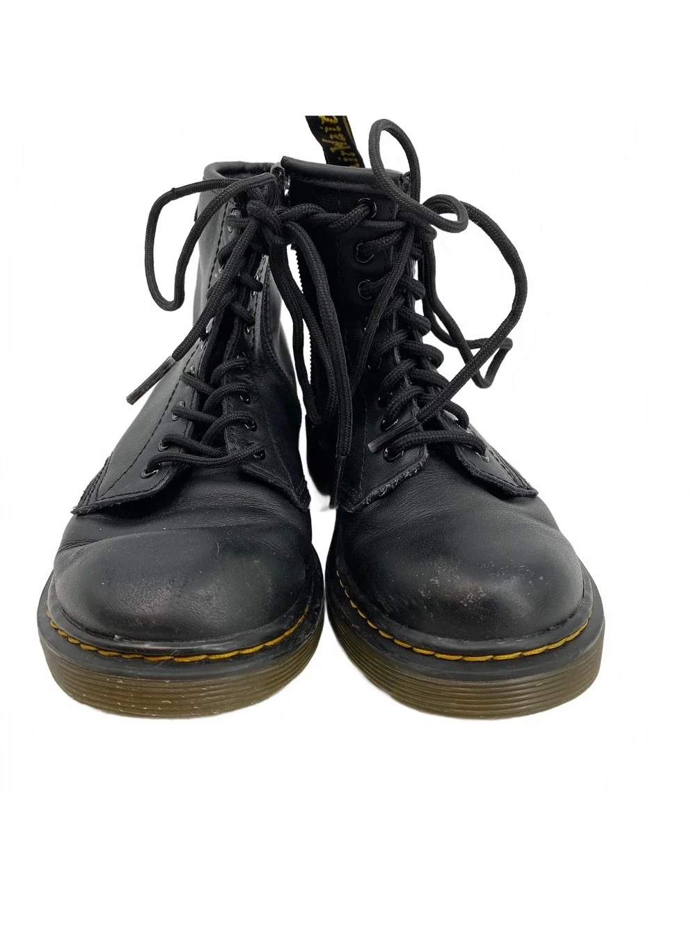 Dr. Martens Black Synthetic Rain Boots | Girls Size 1G (Regular)